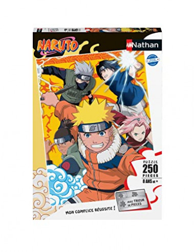 Ravensburger- Puzzle 250 pièces-Naruto à l'académie des Ninjas Other Properties Enfant, 4005556861446