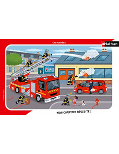 Les pompiers - Cadre 15 pièces