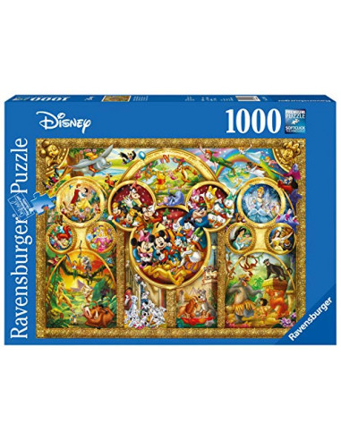 Ravensburger - Puzzle Adulte - Puzzle 1000 p - Les plus beaux thèmes Disney - 15266
