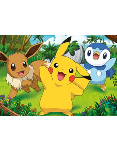 Coloriage Pokemon - Pikachu et ses amis