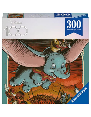 Ravensburger - Puzzle Adulte et Enfant - Puzzle 300 pièces Collector 100 ans Disney - Dès 8 ans - Dumbo - Puzzle de
