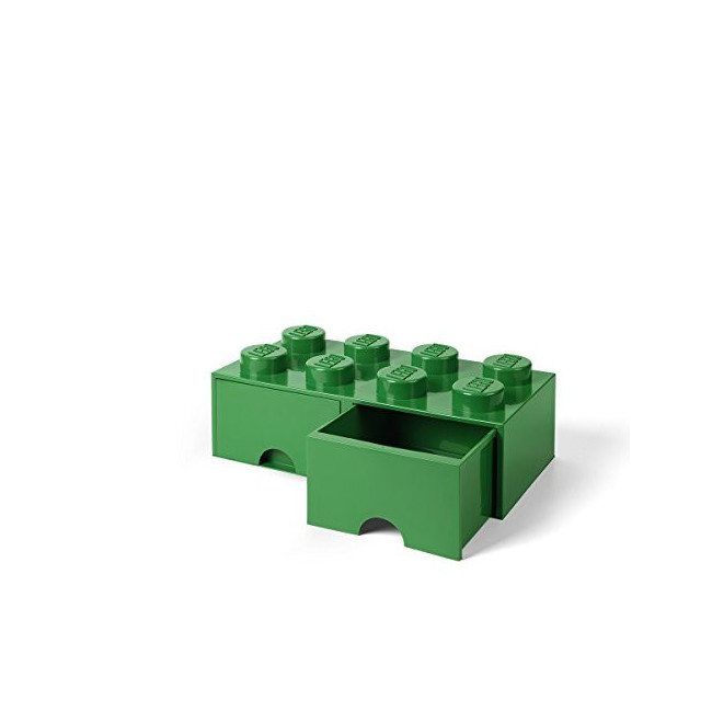 Brique de rangement LEGO 4 plots vert 5,7 l Boîte de rangement empilable 