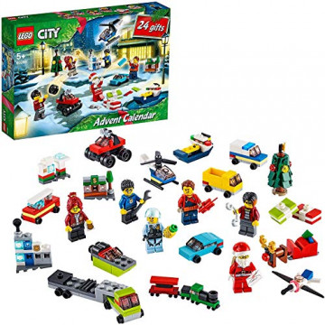 LEGO City 60268 - Le Calendrier de l'Avent 2020 avec des Véhicules Mirco
