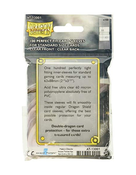 Arcane Tinman ART13001 AT-13001 Dragon Shield Klar Card Game, Cream, One Size,Claire