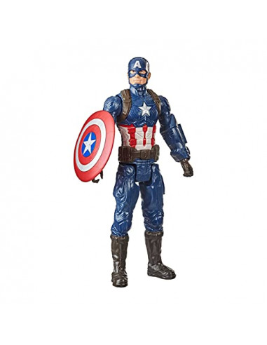 Hasbro Marvel Titan Hero Series, Figurine à Collectionner Captain America de 30 cm, Jouet pour Enfants à partir de 4 Ans