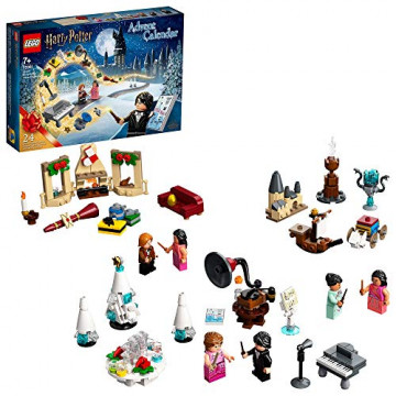 LEGO 75981 - Harry Potter Calendrier de l’Avent LEGO Harry Potter jeu de Construction de Noël - Scène du Bal de Noël à Poudlard