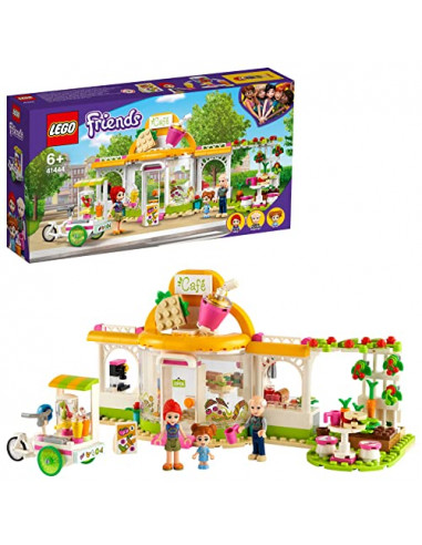 LEGO 41444 Friends Le Café Bio de Heartlake City avec 3 Mini Poupées, Jeu Educatif pour Enfant de 6 Ans et Plus