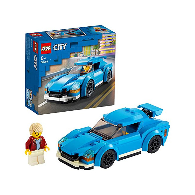 LEGO 60285 City La Voiture de Sport avec Toit Amovible, Jeux de Construction, Idée Cadeau Jouet pour Enfant de 5 Ans et Plus