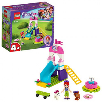 LEGO Friends, L'aire de jeux des bébés avec Mia et 2 figurines de chien, Slide et Merry font le tour, pour les enfants d'âge...