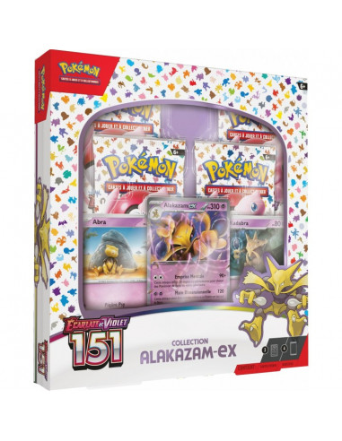 Collection Alakazam-ex 151 - 4 boosters - Pokémon