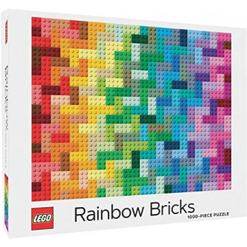 LEGO Rainbow Bricks 1000 Piece Puzzle