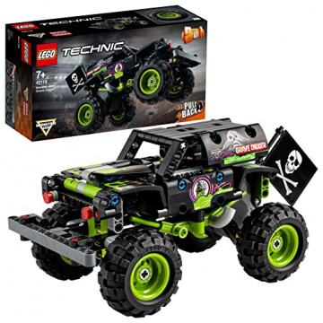 LEGO 42118 Technic Monster Jam Grave Digger - Camion-Jouet et Un Buggy Tout-Terrain se transforment, Jeu de Construction 2 en 1