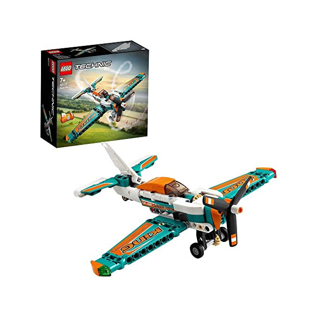 LEGO 42117 Technic Avion de Course Avion à réaction 2 en 1 Jeu de Construction pour Les Enfants de 7 Ans