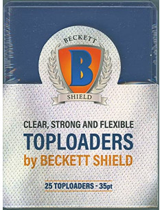 Toploader 25 pièces - Beckett Shield 