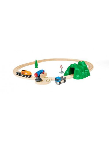BRIO World - 33061 - Circuit D'Activités Portuaires - Coffret Complet 16 Pièces Avec Grue Pivotante Et Pont Levant - Bateau Inclus - Circuit De Train En Bois Jouet Mixte Des 3 Ans BRIO World - 33061 - Circuit D'Activités Portuaires - Coffret Complet 16 Pièces Avec Grue Pivotante Et Pont Levant - Bateau Inclus - Circuit De Train En Bois Jouet Mixte Des 3 Ans