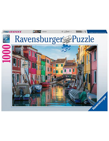 Ravensburger - Puzzle 1000 pièces - Burano, Italie - Adultes et enfants dès 14 ans - Puzzle de qualité supérieure -
