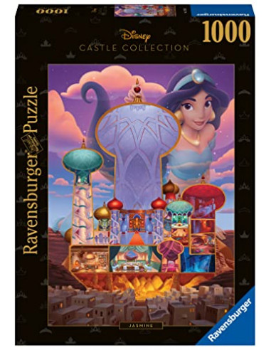 Ravensburger - Puzzle 1000 pièces - Puzzle Adulte - Dès 12 ans - Jasmine - Collection Château des Disney Princesses -