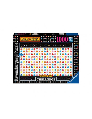 Ravensburger - Puzzle 1000 pièces - Pac-Man (Challenge Puzzle) - Adultes et enfants dès 14 ans - Puzzle de qualité
