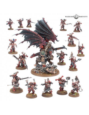 Battleforce World Eaters 2023 - Exalted of the Red Angel - 17 figurines - Warhammer 40k