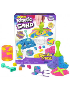 Squish N'create 380g + 5 moules - Kinetic Sand
