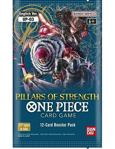 Bandai - Booster One Piece Super Card Game - Pillars Of Strength OP03 VEN - 0810059780507