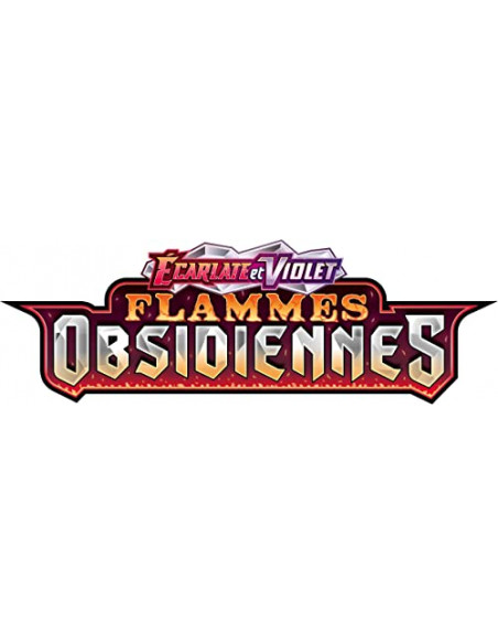 Pokemon - Pack 3 boosters - Ecarlate et Violet - Flammes Obsidiennes (EV03) - Modèle aléatoire - Jeux de société - Jeux