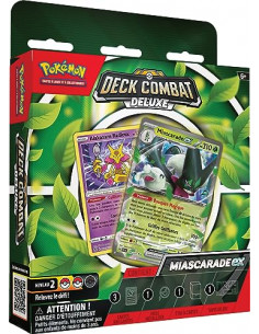 Deck Combat Deluxe Palmaval-ex ou Miascarade-ex - Modèle aléatoire - Pokémon