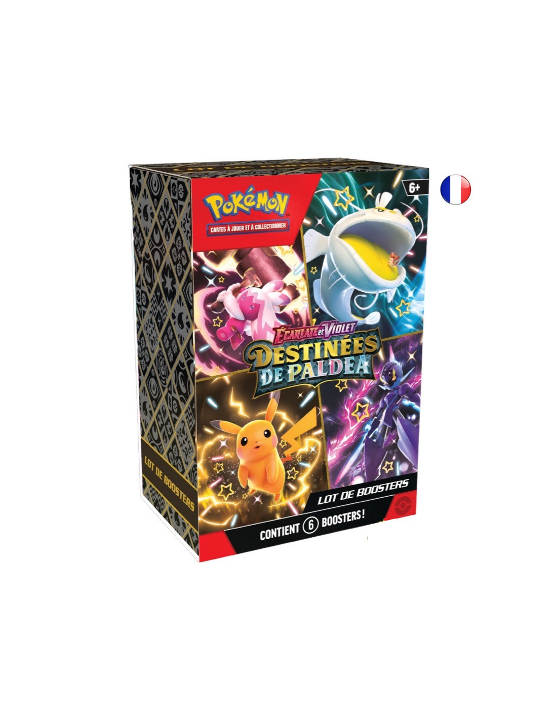 Pokémon JCC Écarlate et Violet - Boîte Destinées de Paldea aléatoire