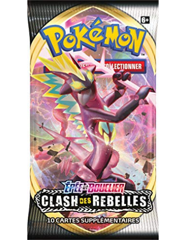 Pokémon Épée et Bouclier : Clash des rebelles EB02 - Booster | Cartes à jouer et à collectionner | À partir de 6 ans |