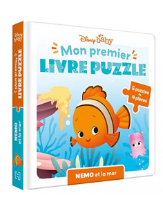 Mon Premier livre puzzle Nemo et la mer - 4 pièces - Disney
