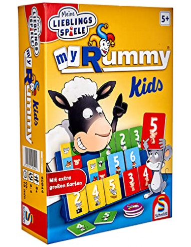 Schmidt- Jeu de Cartes My Rummy Junior, 40544