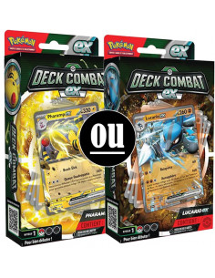Deck Combat ex : Lucario Ex ou Pharamp ex - Modèle aléatoire - Pokémon