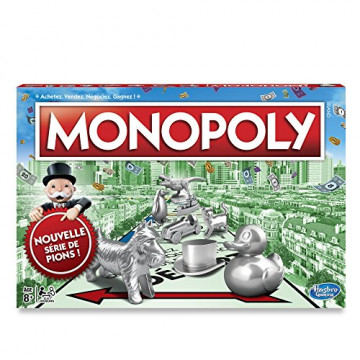 Monopoly - Jeu pour la Famille et Les Enfants de 2 à 6 Joueurs - dès 8 Ans - inclut des Cartes choisies par Le Public