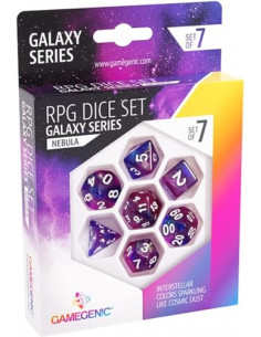 Set de 7 Dés Jdr - Galaxy Series : Nebula