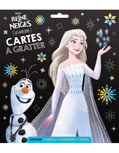 LA REINE DES NEIGES - Pochette Cartes à gratter - Disney
