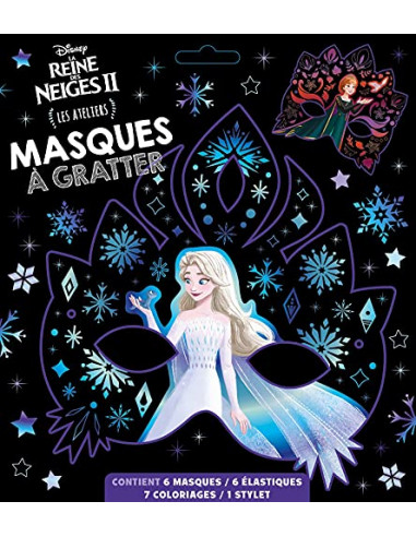 LA REINE DES NEIGES 2 - Les Ateliers Disney - Masques à gratter - Disney