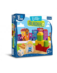 Little Builder - Premier jeu de société - Jeu de société pour les plus jeunes, construire avec des blocs, jeu
