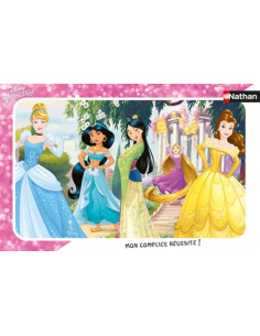 Puzzle Cadre 15 pièces - Jolies princesses - Disney