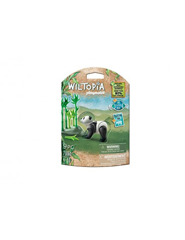 Playmobil 71060 Panda - Wiltopia - Carte d'animaux à Collectionner - Gamme Wiltopia avec Plus de 80% de matériaux