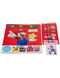 Super Mario Stickers Album + 4 Pochettes + 1 Carte Edition Limitée - Panini