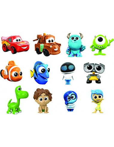 Disney Pixar Minis une micro figurine dans un sachet-surprise, modèle aléatoire, jouet pour enfant à collectionner,
