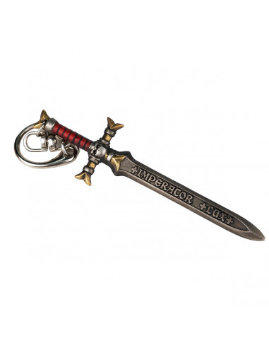 Porte-clés Épée Noire du Champion de l'Empereur - Or et Rouge - Starforged