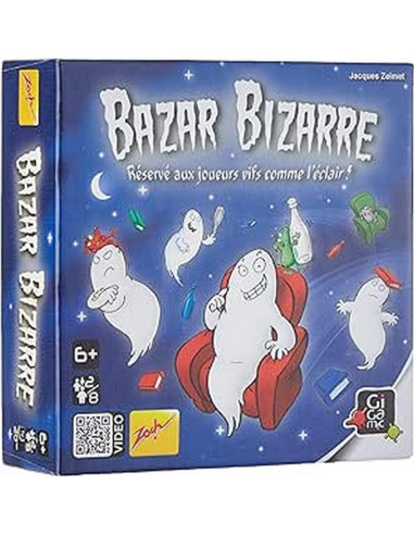 Gigamic - ZOBAZ - Jeu de rapidité - 2 - 8 joueurs Bazar Bizarre